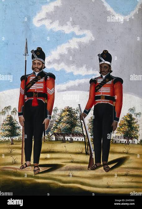British army uniforms in india 1800s hi-res stock photography and images - Alamy