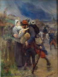 Le Depart Au Front En 1914 Victor Prouve Military Art War Art Art World