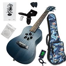 Check back daily for special savings. Kalena Lm Series Mahogany Ukulele Hibiscus Edition Deepsea Blue Complete Set With Bird Of Paradise Padded Gig Bag Tuner Strap Strings Picks And Book Walmart Com Walmart Com