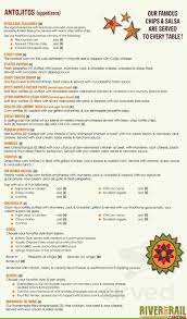 Check spelling or type a new query. River And Rail Cantina Menu In Cranford New Jersey Usa