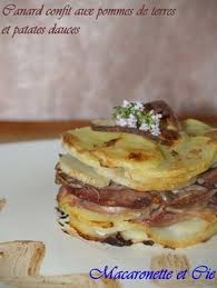 Confit De Canard Aux Patates Douces Et Pommes De Terres Recette Confit De Canard Recette Noel Plat Alimentation