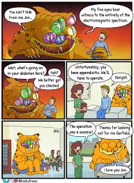 Garfield top surgery meme