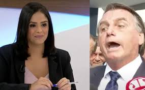 Bolsonaro volta a agredir uma mulher jornalista, repórter da CBN