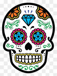 Chaussettes tête de mort crânes black and white. Tete De Mort Mexicaine Sugar Skull Pillow Case Free Transparent Png Clipart Images Download