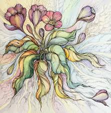 Here presented 52+ ink drawing tutorials images for free to download, print or share. Bridal Bouquet Hand Drawn Water Color And Ink Drawing On Behance