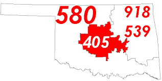 Zip codes in oklahoma (united states). Area Codes 405 And 572 Wikipedia