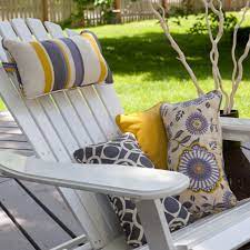 Adirondack Chair Headrest Pillow Adirondack Chair Outdoor Woodworking Plans Outdoor Pillows