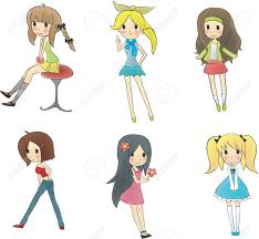 For a handy tool to browse all animations in game, check out sonikmells's animation browser. Girl Gang Funny Cartoon And Vector Isolated Characters Royalty Free Cliparts Vectors And Stock Illustration Image 15984910