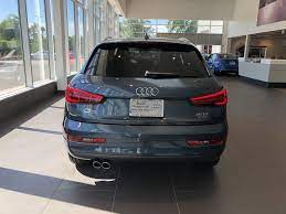 Rear View Of The 2018 Audi Q3 In Daytona Grey Pearl Vehicle Available At Audi Of Bridgewater Nj Audi Dealership Audi Q3 Audi
