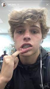 Longer hair is more unique for boys but is usually easy to style and doesn't need to be cut as often as a buzz cut. Ig Nedas B Daddywhip Cute Blonde Boys Blonde Boys Cute Boys
