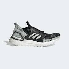 Adidas Black And Green Running Shoes Ultraboost 19 Shoes Core Black Linen Green Ash Green G27484 Black Running Shoes Running Shoes Adidas Ultra Boost