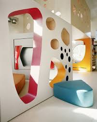 Can We Go Back To School What A Fun And Creative Kindergarten Kidzstuff Inspiration Color Kids Interior Kindergarten Design Playground Design
