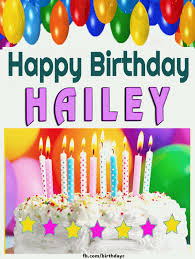 Beautiful happy birthday coloring pages black and white. Happy Birthday Hailey Images Gif