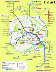 Erfurt Transport Map Transport Map Erfurt Map