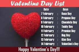 Why do we celebrate valentine's day? Happy Valentines Day 2020 Valentine Day Week List Valentine Day Week Day Before Valentines Day