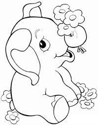 رسومات اطفال للتلوين حيوانات فيل 2 baby elephant drawing coloring pages animal coloring pages