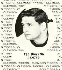Ted Bunton, Center For Clemson, 1963**
