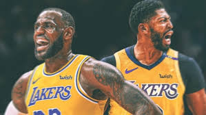 Shaquille o'neal dominated the paint with the lakers for 8 years, and now has his number hanging in the rafters at staples. Lakers Wallpaper Lebron And Anthony Davis Lakers Wallpapers And Infographics Los Angeles Lakers Amp Ikimaru Com