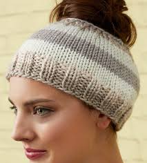 I wear a messy bun most days…. Messy Bun And Ponytail Hat Knitting Patterns In The Loop Knitting