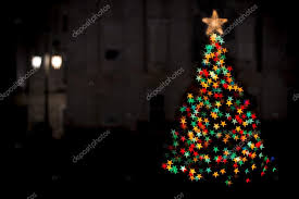 Pictures Light Up Christmas Christmas Tree Lit Up Stock Photo C Pazham 79973526