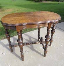Antique Jacobean Style Oval Six Leg Parlor Hall Table Antique Table Parlor Table Table