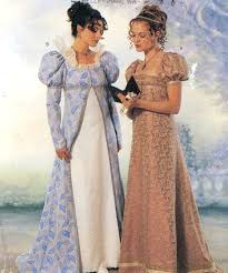 Plus Size Renaissance Dress And Coat Pattern Empire Waist Dress Lined Coat Costume History Butterick 6 Costume Sewing Patterns Historical Costume Regency Dress