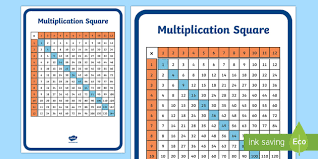 Free Multiplication Square 12 By 12 Ks1 Resource