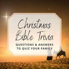 From the easy to the tough, this range of puzzling questions should challenge even the most knowledgeable of hallowe'en experts. 30 Christmas Bible Trivia Questions To Quiz Your Family