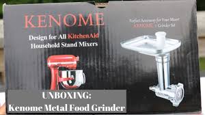 kenome metal food grinder attachment