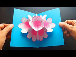 Place the blade and accessory housing in place on the machine, and insert the pen of choice (we used green). 3d Pop Up Flower Card Mother S Day Craft Pop Up Karten Youtube