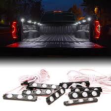 8pc White Truck Bed Led Lighting Kit Led Factory Mart