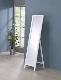 Maybe you would like to learn more about one of these? Peta White Solid Wood Frame Contemporary Rectangle Floor Standing Mirror 15 X 59 Walmart Com Walmart Com