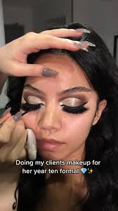 Soft and Youthful Birthday Makeup for Year 10 Formal