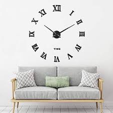Soledi Wanduhr Mit 3d Visuelle Aufkleber Diy Wanduhren Mehrweg Geeignet Fur Dekoration Geschenk Nach In 2020 Diy Wanduhren Wanduhren Haus Deko