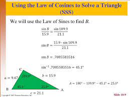 How to find angle with 2 sides? 8 6b Law Of Cosines Ppt Download