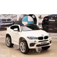 One Seat Bmw X6m Kids 12v White In 2020 Bmw Kids Ride On Bmw X6