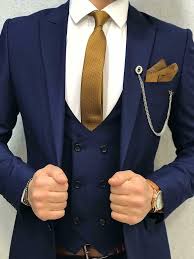 From men's navy suits for work to blue wedding suits, shop today with next day delivery options. Navy Blue Tuxedo Blue Suit Men Vintage Suit Men Groom Tuxedo