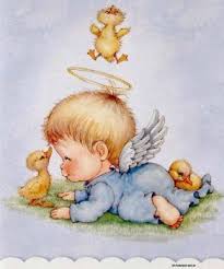 Solve Angels Ducks Jigsaw Puzzle Online With 99 Pieces Angel Illustration Baby Angel Angel Art