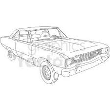 Rare numbers slant 6 with auto trans. 1969 Dodge Dart Vector Clipart Clipart Royalty Free Image 411480 Dodge Dart Clip Art Cool Car Drawings