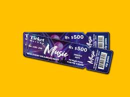 Free Music Event Ticket Mockup Psd Template In 2020 Music Event Psd Templates Mockup
