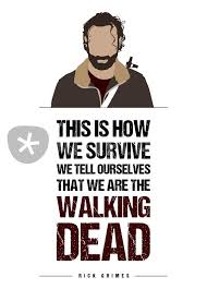 He has all the power and he could stop there if he wanted, but he continues his terror by poking fun at people. Rick Grimes Minimalist Quote Poster Graphic Illustration Art Prints And Posters By Mequem Design Artflakes Com