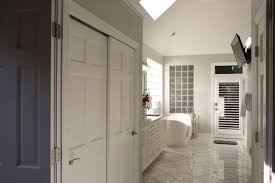 Because stone can be polished to a glimmer, using carrara bathroom tiles on the walls reflects light off making the entire room look illuminated and fresh. Luxurious White Spa Bathroom With Carrara Marble Contemporary Bathroom Indianapolis By Surroundings By Natureworks Houzz