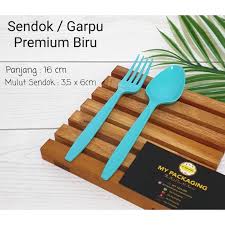 252.000 untuk 600 pcs per dus = rp. Sendok Garpu Plastik Premium Biru Terang Harga Isi 100pcs Pack Shopee Indonesia