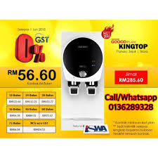 Tapi, coway ni popular dengan tapisan jenis r.o. Freegift Cuckoo King Top Rm56 Penapis Air Alkali 3 Suhu Paling Murah Di Malaysia Shopee Malaysia