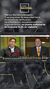 📌#ENacional Ex ministro Marcos Barraza le respondea Cristian Araos,  abogado HM Seguridad SPA. "Las empresas de seguridad tiene protocolo de  verificación de información, me parece pobre la ...