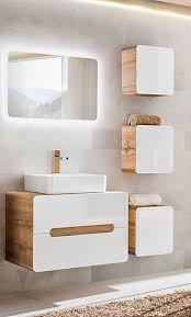Unsere Neue Badmobelserie Luton 56 Mit Topaktuellem Aufsatzwaschbecken Modernes Design In Landhauselement Badezimmer Aufsatzwaschbecken Badezimmer Accessoires