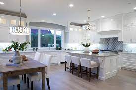 If you're craving some kind of contrast, this space is worth copying. 30 Beautiful White Kitchens Design Ideas Designing Idea