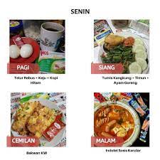Bagi pemula makan malam dibatasi sampai jam 18.00 atau jam 06.00 sore saja. Menu Diet Dalam Diet Enak Bahagia Dan Menyenangkan Facebook