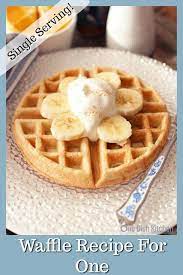 Homemade Waffle Recipe For One One Dish Kitchen Recipe Homemade Waffles Easy Waffle Recipe Waffle Maker Recipes