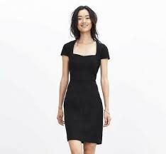 Chic Banana Republic Black Bi Stretch Cap Sleeve Sloan Dress 138 12 Womens Dresses From Top Store Womens Dresses Dresses Sheath Dress